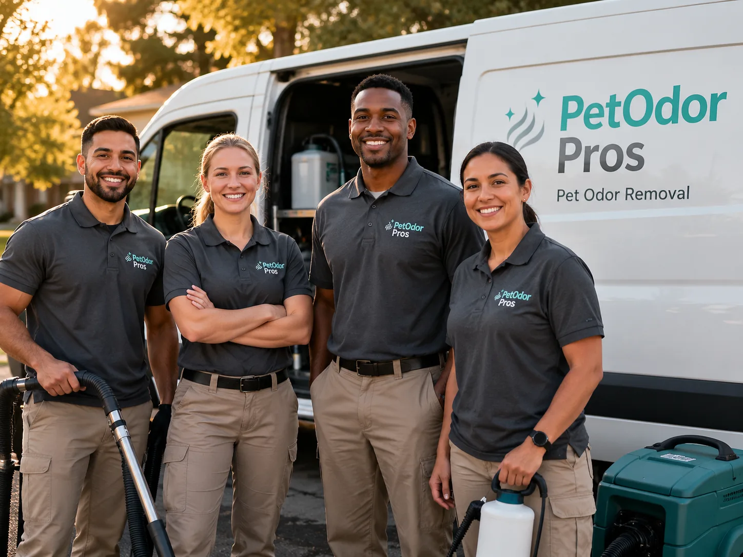 Pet Odor Removal team serving Honor, MI